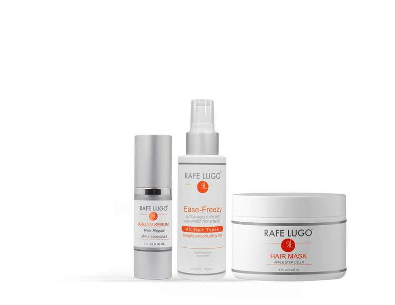 Anti - Frizz, Argan Serum, Hair Mask