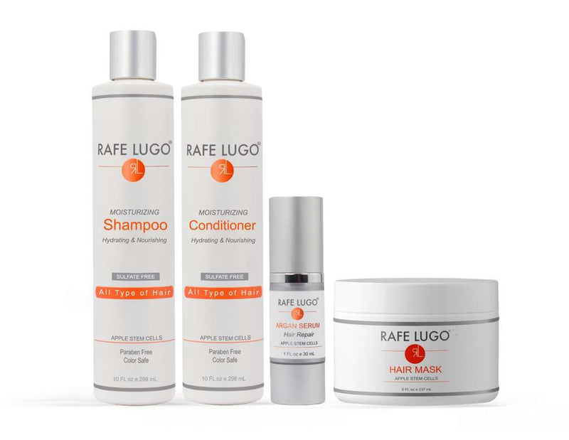 Shampoo, Conditioner, Argan Serum, Hair Mask